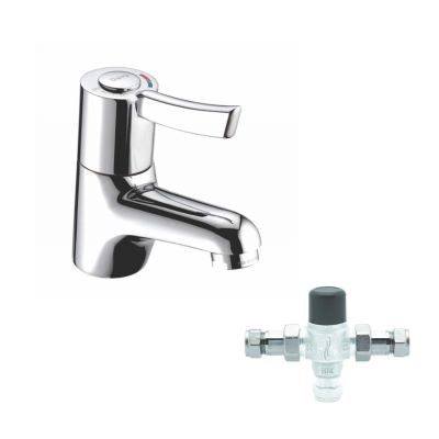 Sequential Mono Basin Mixer With Blending Valve